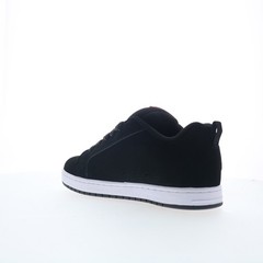 DC Court Graffik 300529-BW5 Mens Black Nubuck Skate Inspired Sneakers Shoes 17