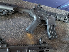Valken ASL Series Polymer M4 Airsoft AEG TRG Black Gun Lot Working, Needs Parts
