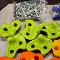 Jungle Gym Senkuntech Kids Multicolor 22 Animals Handles Wall Rock Climbing Hold