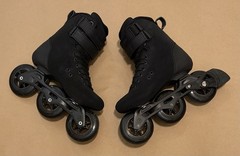 PowerSlide Theme 100 Dark Knight Inline Skates Men’s Size 6 EU 38 Women’s 7