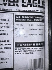 Apache Silver Eagle Inline Replacement Wheels 70x24mm Med Teal Black