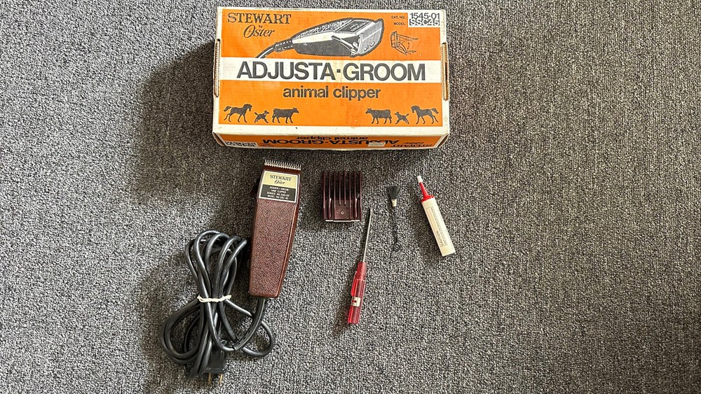 Stewart Oster Adjustable Groom Animal Horse Clipper SSC45 In Original Box