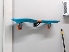 Custom 3D Printed Wall Mount Hanger for Razor RipStik 2 Wheel Caster Board