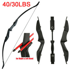 57 inch Takedown Recurve Bow Hunting OR/+12Pcs Arrow Set Archery Right Left Hand
