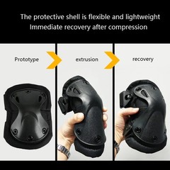 4X Tactical Military Army Elbow & Knee Pads Airsoft Paintball Sports Protection