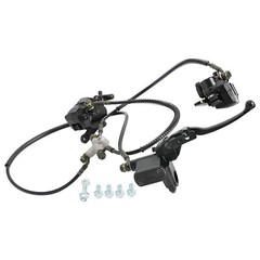 Front Hydraulic Disc Brake Caliper Rotor Wheel Hub for Go Kart ATV Quad Golf US
