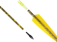 Practice Hunting Arrows 31″ Carbon Shaft, Adjustable Nocks