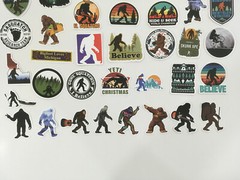Big Foot Stickers Funny Stickers Kids Sticker Adults Sasquatch Stickers – 50 Pcs