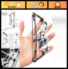Left & Right Hand Compound Bow Set – Metal Archery Bow for Hunting & Practice