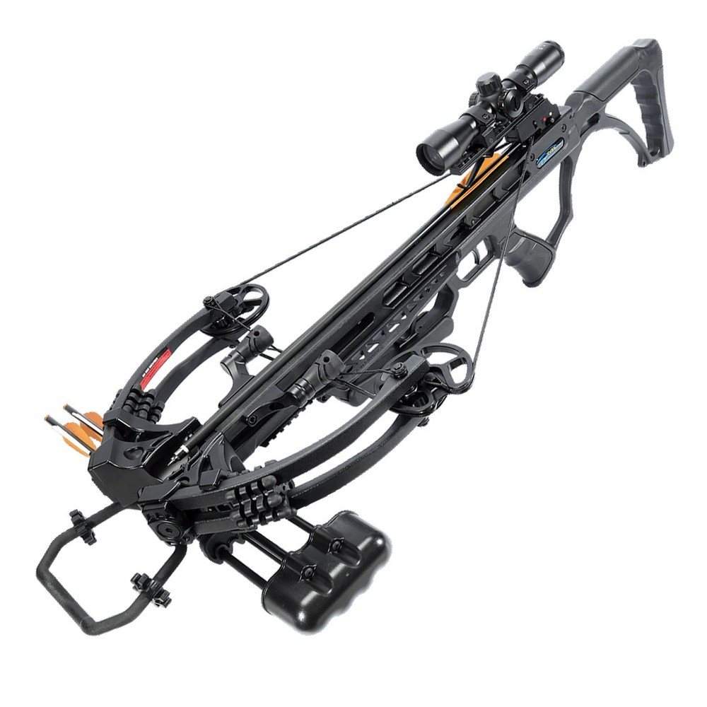 200Lbs Black Freak MK-XB63BK Compound Crossbow Kit 420 FPS w/ Scope Quiver Arro