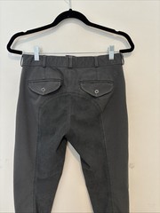 Ovation Ladies Riding Breeches Full Seat Size 30 R Equestrian Pants Stretch Gray