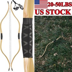 52″Archery Traditional Recurve Bow 20-50LBS Handmade Laminated Mongolian Hunting