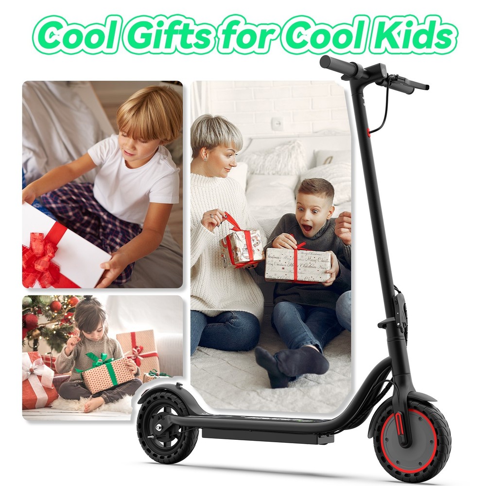 Ladped Electric Scooter 8.5″ Solid Tires 350W Folding Commuting E-Scooter Gifts