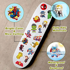200PCS Cool Character Stickers for Water Bottles Skateboard Luggage Laptop Bumpe