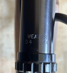Crosman Model #70 .177 Single Shot Bolt Action Co2 With Weaver Scope