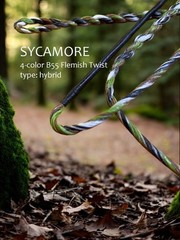 B55 Flemish Twist Bowstrings – 16 Strand – «SYCAMORE» – Recurve – Choose Length
