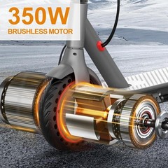 Adult Electric Scooter 8.5»Solid Tire 350W Powerful Motor Max Speed
