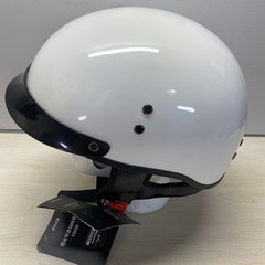 Myamis MH03 S Small White Retro Half Helmet Motorcycle Men Women Adults DOT