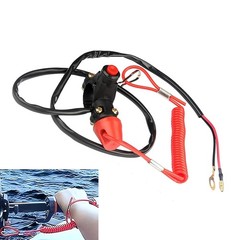 Engine Kill Switch 7/8″ 22mm Handlebar Tether Lanyard Kill Switch Replacement