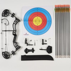 Compound Bow Kit 10-30lbs Hunting Bow Set for Junior Kids & Youth Archery Shoot