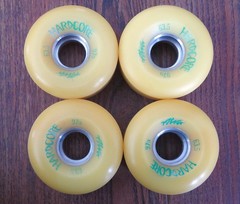 NOS ALVA Hardcore skateboard new wheels, Aluminum cores 63.5mm 97a like vintage