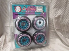 Apache Silver Eagle Wheels 70x24mm Med Set of 4