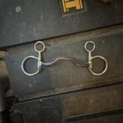 Baucher Sweet Iron Low Port Comfort Tongue Relief Snaffle Horse Bit 5.25″