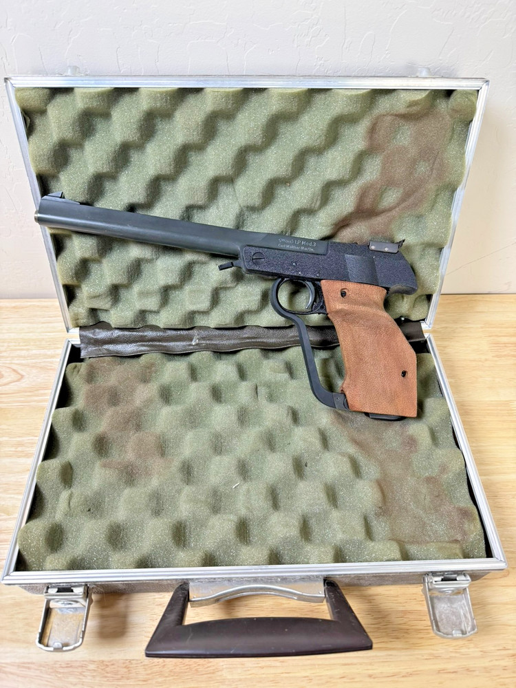 Walther LP3 LP Mod.3 Pellet .177 Air Pistol SSP w/ Vtg Challenger Hard Case READ