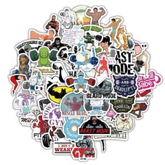 30Pcs Random Motivational Gym Workout Fitness Weightlifting Waterproof Stickers