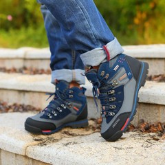 Men Hiking Shoes Waterproof Leather Shoes Climbing & Fishing Shoes New Popular O