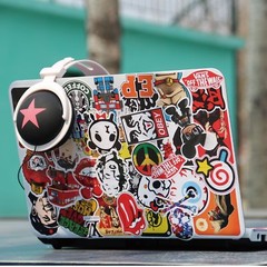 300pcs Mix Lot Stickers for Skateboar Graffiti Laptop Sticker Luggage Car Decals