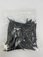 50 PACK TrueFlight 5″ Inch Archery Feathers Right Wing Parabolic Cut Black NEW