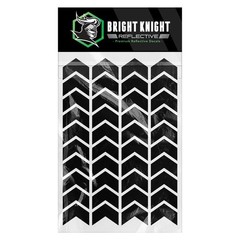 Chevron Hard Hat Reflective Stickers, 1″ Acyclic Adhesive Vinyl 1 pk Black
