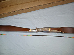 CHARRON ARCHERY – CUSTOM LONGBOW 60″AMO LEFT HAND @ 40#