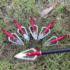 20Inch Crossbow Bolts OD 8.8MM LED Lighted Nocks 100Grain Hunting Broadheads