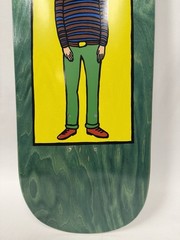 New Deal Templeton Bull Man Old School Skateboard Deck 9.35×32 Green Resin-7 A31