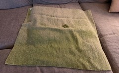 Western Saddle Blanket Cotton Blend 32×35 Light Green