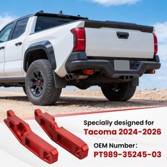 Rear Recovery Points for 2024-2026 Toyota Tacoma, PT989-35245-03 (Red)