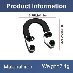 Archery D Loop 2 Set Metal U Nock Bow Release Aid Compound Hunting