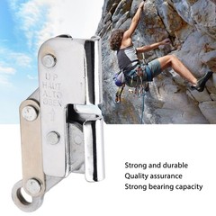 Rope Grab Self Locking Anti Fall Climbing Alloy Steel Tree Arborist Equipment