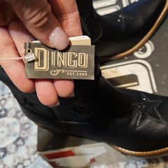 Dingo DI 582 Star Struck Women’s Western Boots Black Size 9