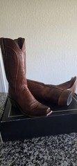 Lucchese Men’s Brown Leather Western Cowboy Boots (BART) US 8.5 D MPN N15967
