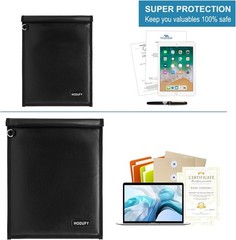 Faraday Bag for Laptops & Tablets – 2 Pack 20 x 15 inches and 15 x 10 inches …