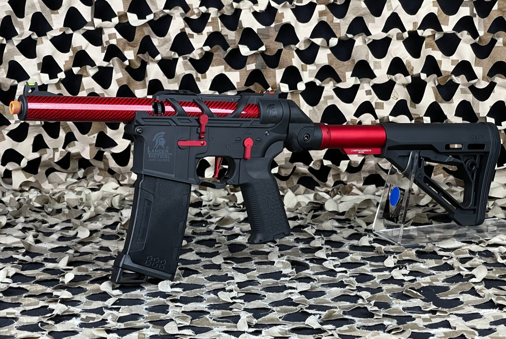 NEW Lancer Tactical AirTac Customs Gen 3 Airsoft Gun – Red (LT-AIRTAC-G3-R)