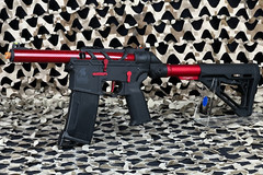 NEW Lancer Tactical AirTac Customs Gen 3 Airsoft Gun – Red (LT-AIRTAC-G3-R)