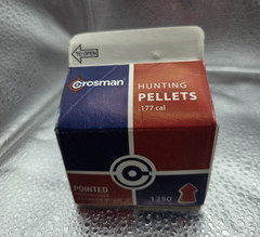 CROSMAN POINTED Field .177 Cal 4.5g Hunting Pellets 1250 -NEW