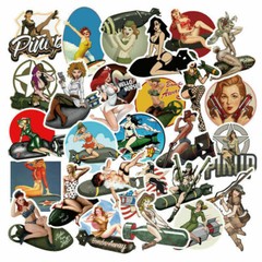 50 Sexy Military Second Amendment Pin Up Girls Stickers Decals Car Truck Bumper