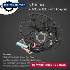 Standalone Wiring Harness, 4L60E DBC, Red/Blue PCM, Compatible with 1997-2006 GM
