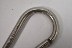 Heavy Duty Large Size Carabiner Zinc Plated 24kN Galvanized Steel 219298 22