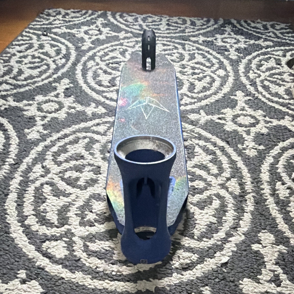 Envy Prodygy Scooter Deck Blue/Multicolor Integrated Headset for Kick Scooter